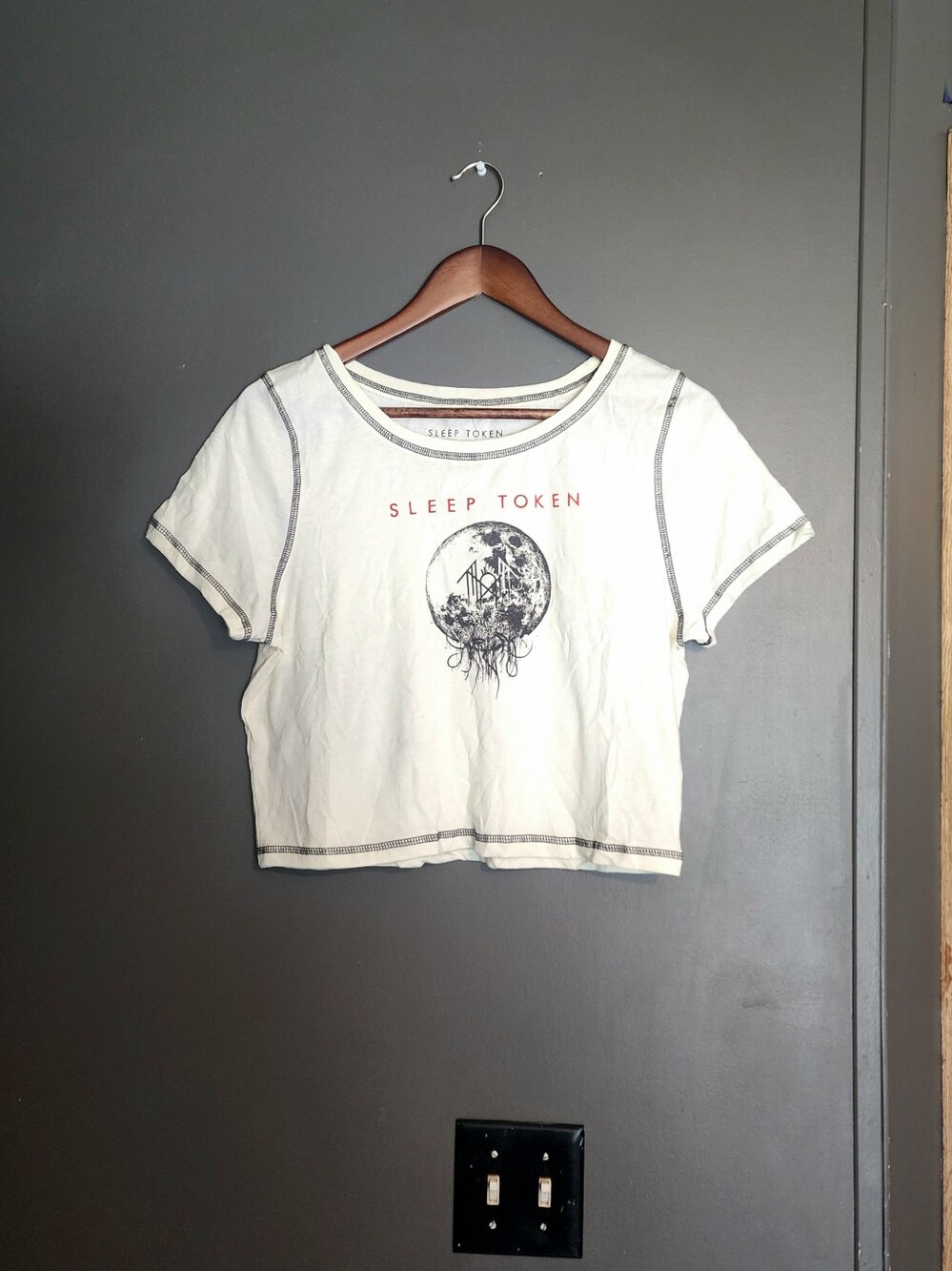 Sleep Token Graphic Cropped Band Tee NWT New Size Xl